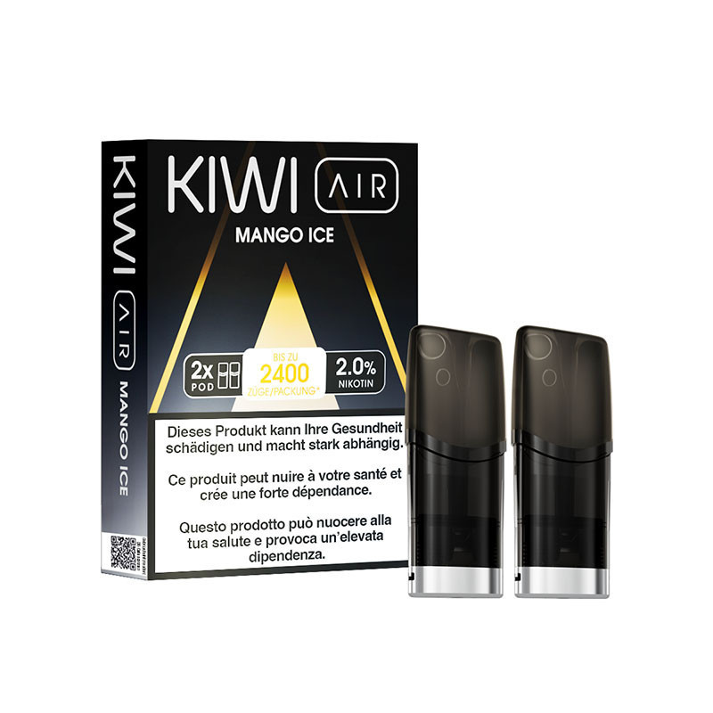 Pod-Kartuschen Kiwi Air - Mango Ice - Kiwi Vapor (2 Stck.)