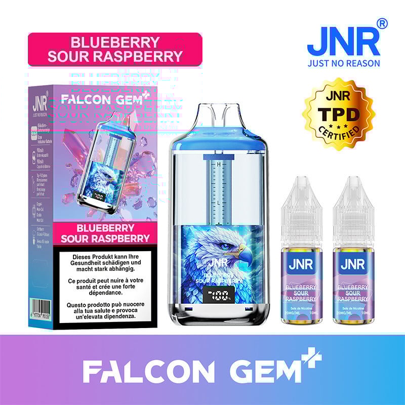 JNR Falcon GEM+ 30K - Blueberry Sour Raspberry