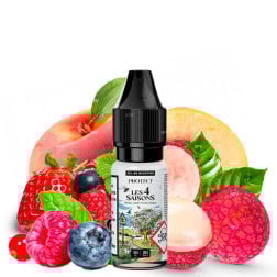 Pfirsich Litschti Rote Früchte - 10ml NikotinSalz - 4 Saisons by Protect
