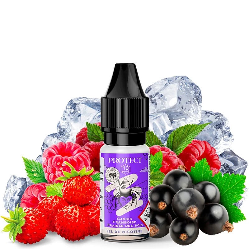 Cassis Himbeere Walderdbeere - 10ml NikotinSalz - Protect