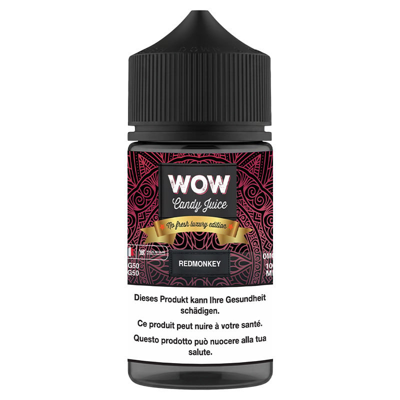Red Monkey No Fresh - 100/120ml Shortfill - WOW Candy Juice Red Monkey No Fresh - 100/120ml Shortfill - WOW Candy Juice