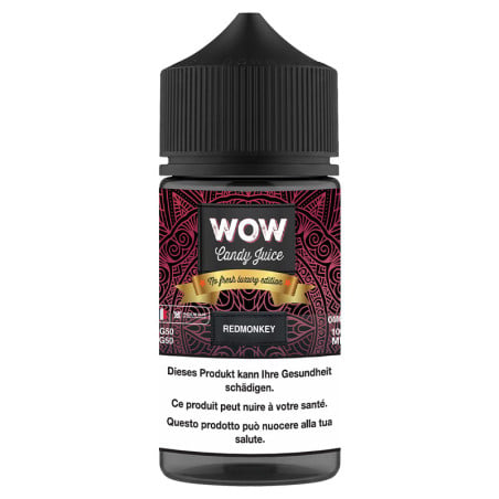 Red Monkey No Fresh - 100/120ml Shortfill - WOW Candy Juice