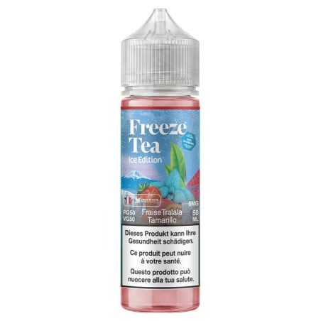 Ice-Tea Erdbeere Bonbon Tamarillo Minze - 50/60ml Shortfill - FreezeTea