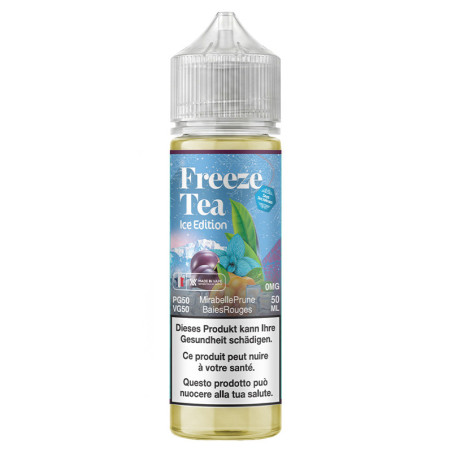 Ice-Tea Mirabelle Pflaume Rote Früchte Minze - 50/60ml Shortfill - FreezeTea