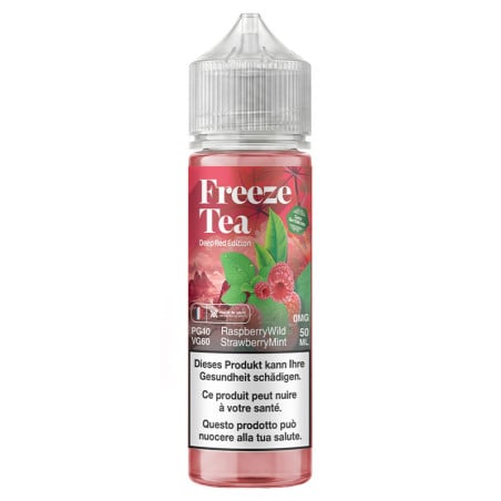 Ice-Tea Himbeere Erdbeere Minze - 50/60ml Shortfill - FreezeTea