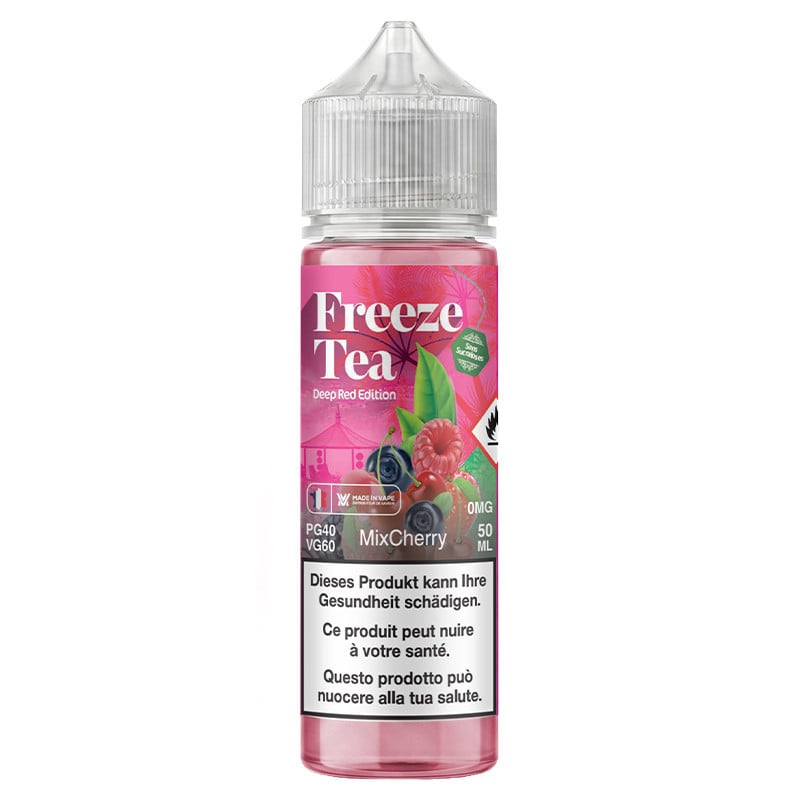 Ice-Tea Mix Cherry's - 50/60ml Shortfill - FreezeTea