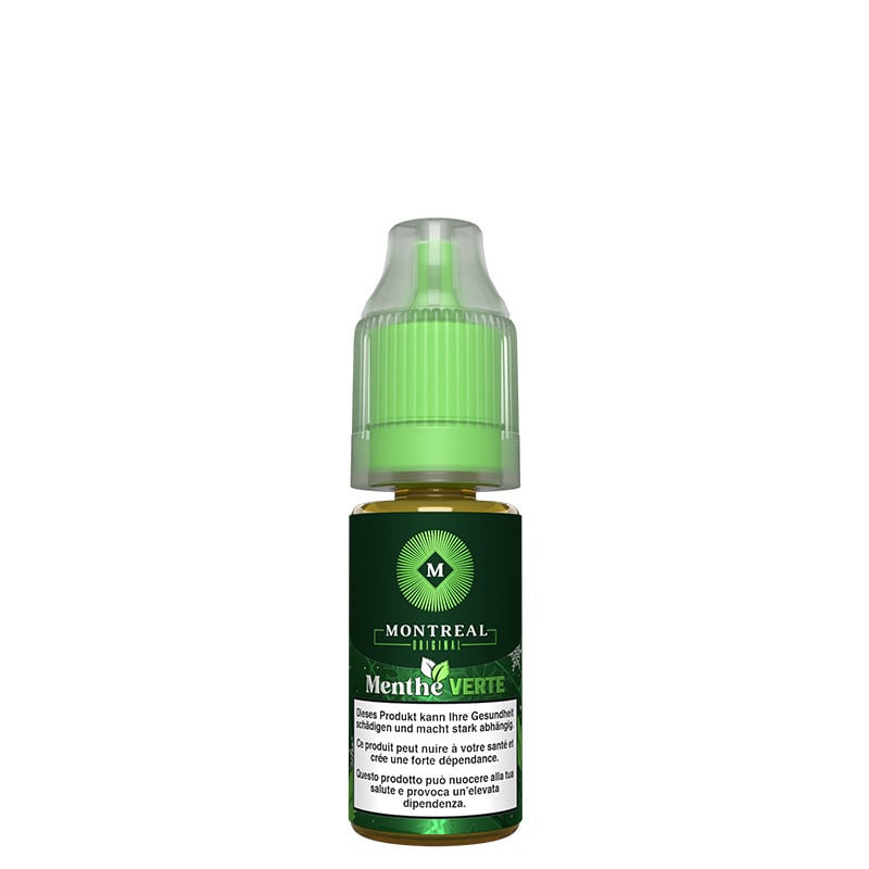Grüne Minze - 10ml NikotinSalz - Montreal Original - Liquid Grüne Minze - 10ml NikotinSalz - Montreal Original - Liquid