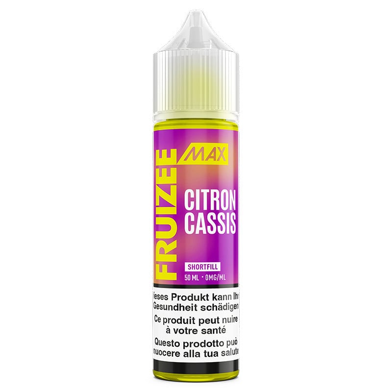 Zitrone Cassis - 50/70ml Shortfill - Fruizee Max