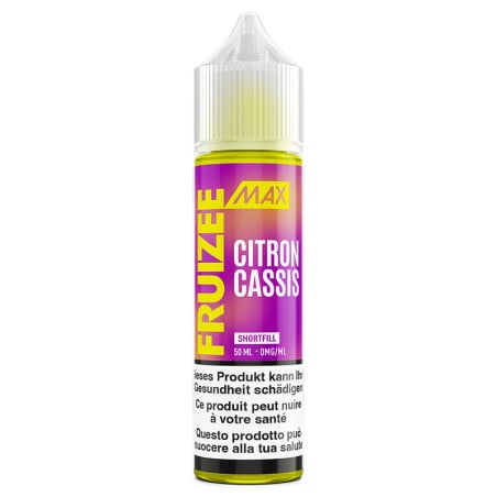 Zitrone Cassis - 50/70ml Shortfill - Fruizee Max