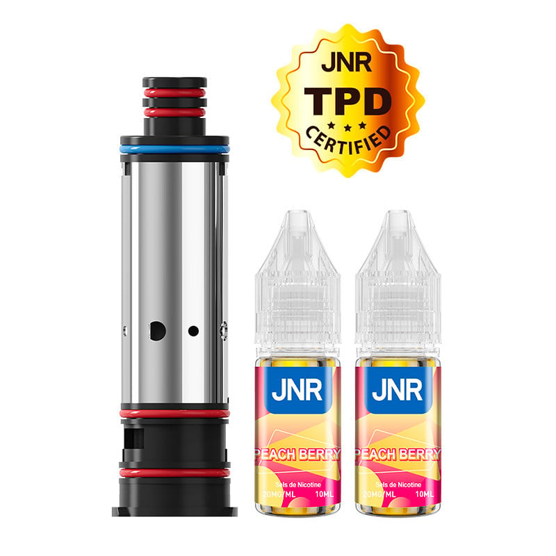 Infinity 55K Coil + Peach Berry E-Liquids – JNR