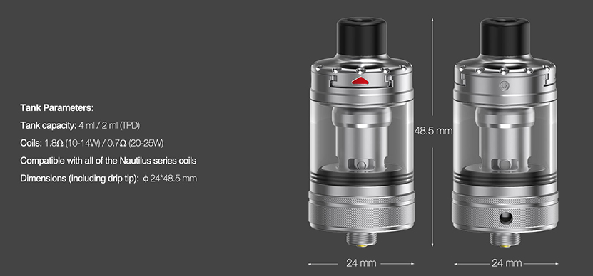 Aspire_Nautilus_3_Tank_specification