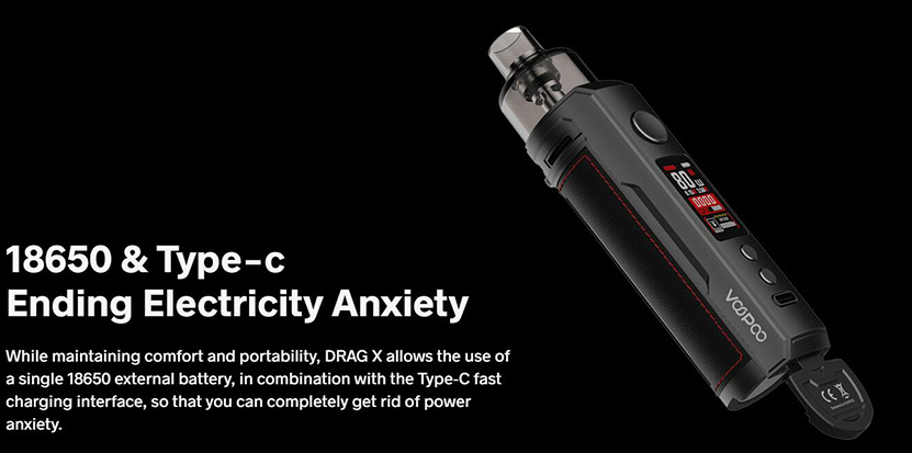 VOOPOO_Drag_X_Mod_Pod_Kit_18650_Battery