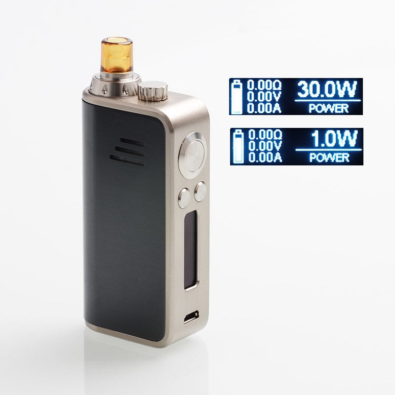 authentic-hotcig-marvel-30w-1200mah-vw-mod-pod-system-starter-kit-gunmetal-zinc-alloy-pc-130w-06ohm-12ohm